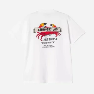 CARHARTT W.I.P. S/S Camisola Crab Paint I034778.02.XX