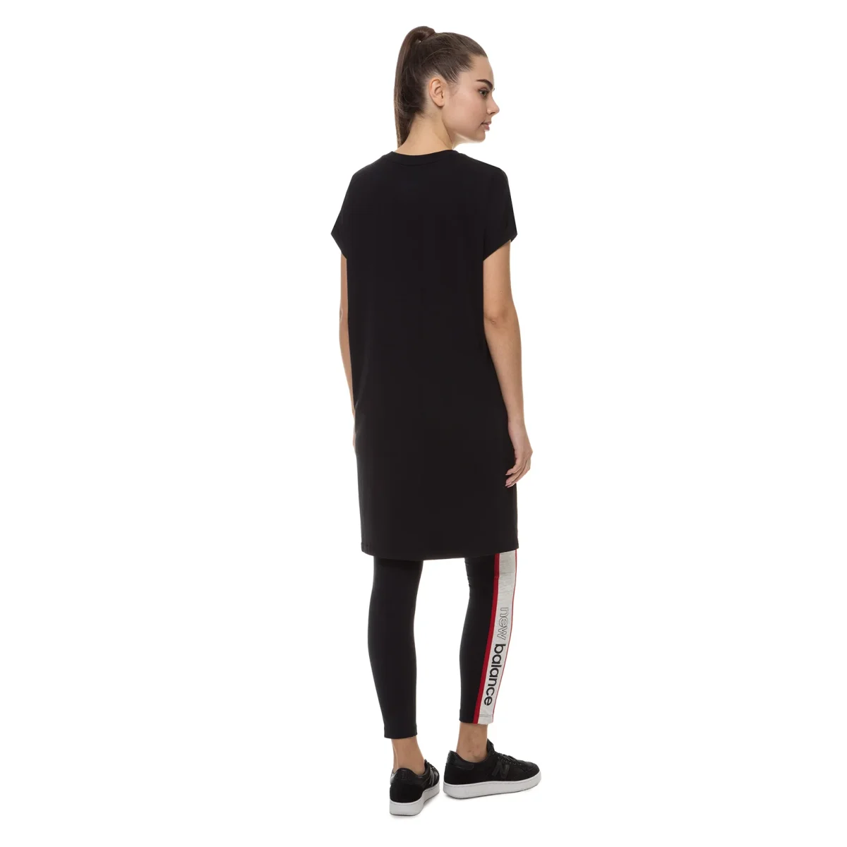 NEW BALANCE ESSSENTIALS ICON T DRESS BLACK - Image 4
