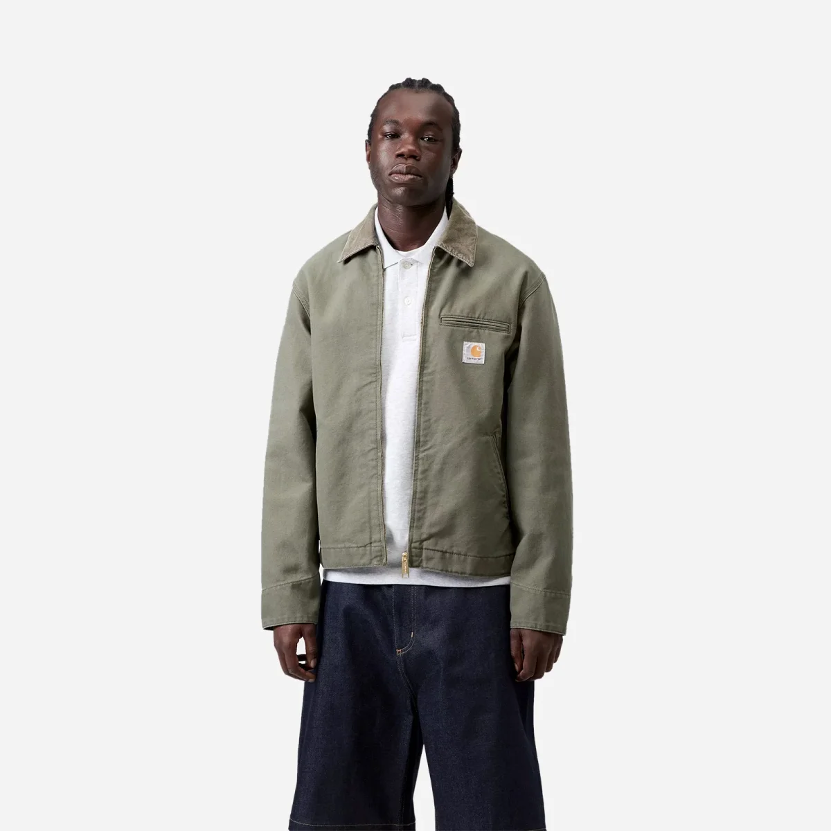 CARHARTT W.I.P. Detroit Jacket 'Dearborn' Canvas I034819.3MA.4O - Image 4