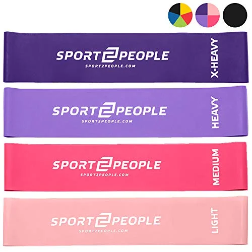 SPORT 2 PEOPLE BOOTY SHAPE BANDS, 4 SET (26CM) - Image 2
