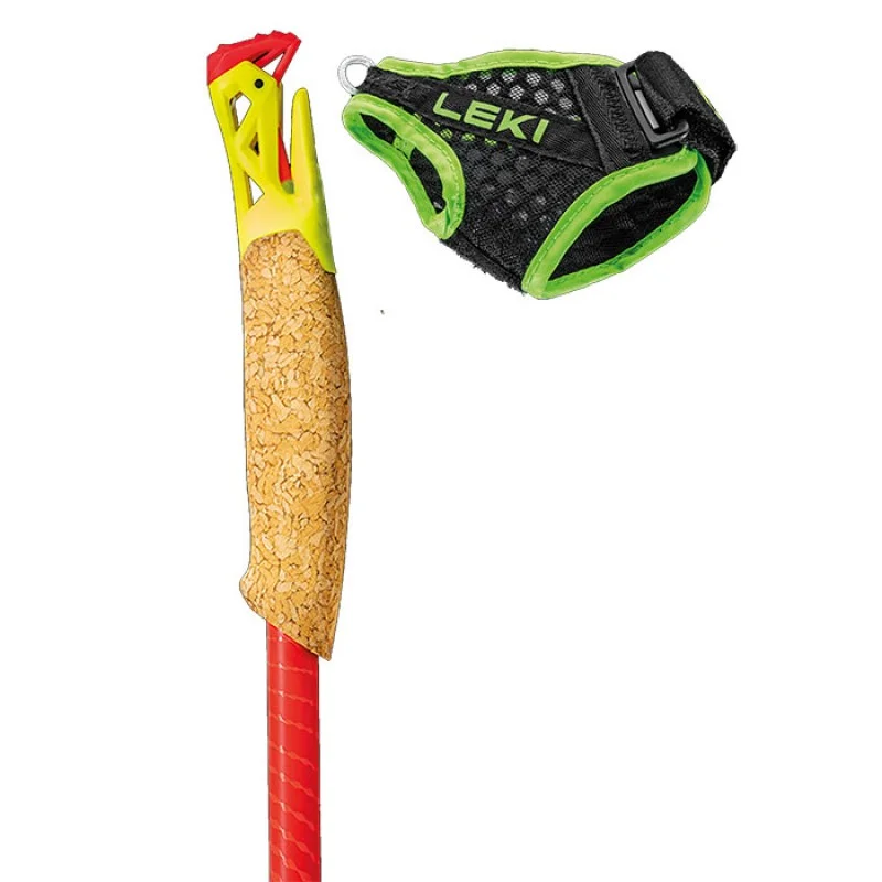 LEKI ULTRATRAIL FX.ONE BRIGHT RED/VIOLET/NEON YELLOW CARBON - Image 4