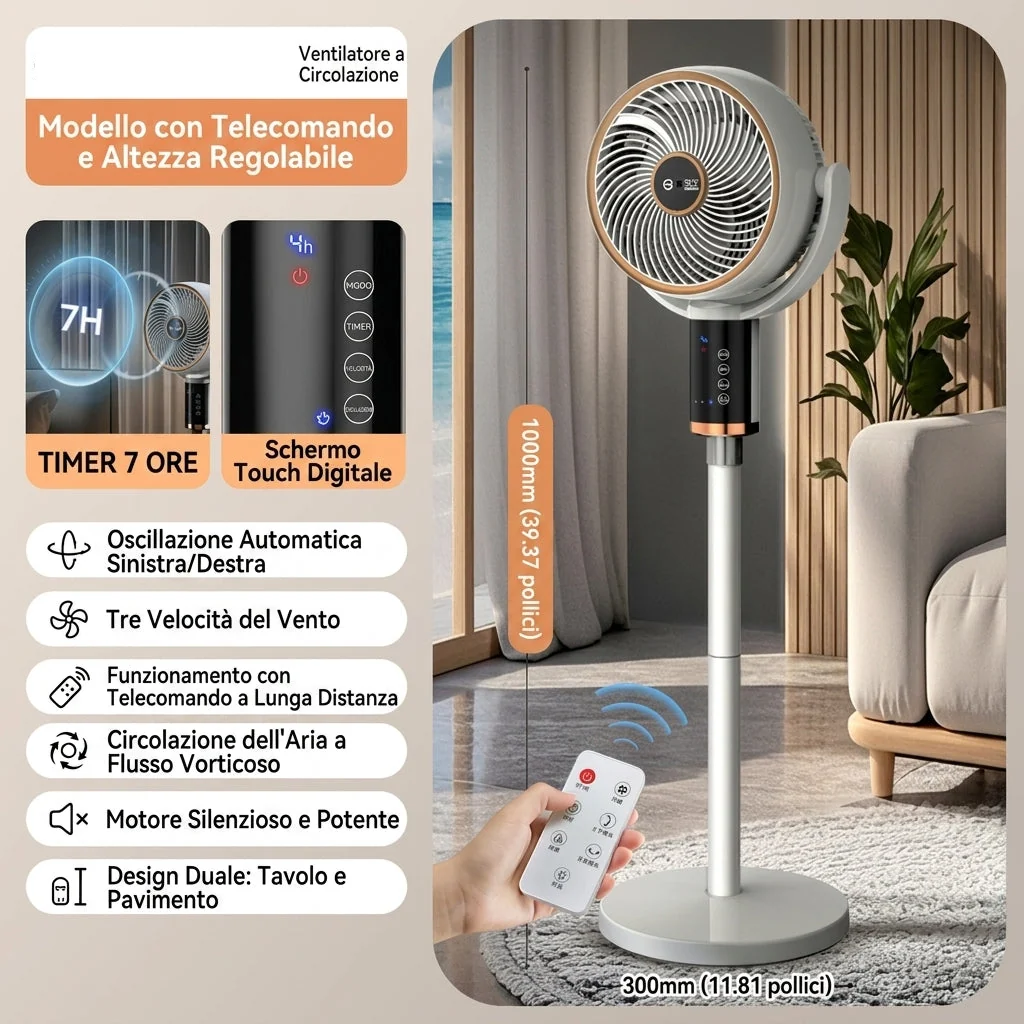 Airco Mobiel Luchtkoeler Ventilator Stil Vernevelaar Afstandsbediening - Image 6
