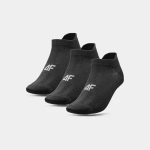 4F SOCKS LOW BLACK