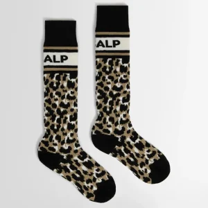 LEOPARD SOCK SKI SOCKS