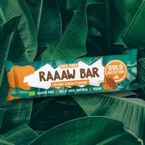 GOLD NUTRITION RAAAW BAR ORANGE-COCOA