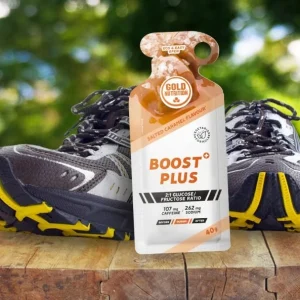 GOLD NUTRITION BOOST PLUS ENERGY GEL CARAMELO 40G