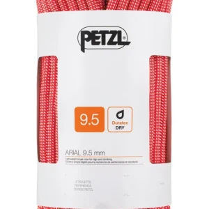 PETZL CORDA ARIAL 9.5MM RED 60MT