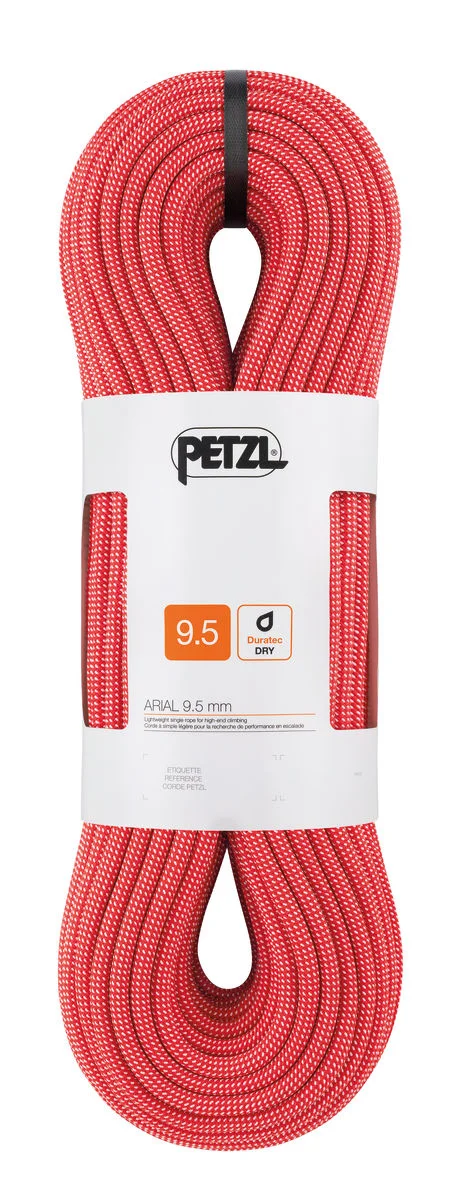 PETZL CORDA ARIAL 9.5MM RED 60MT - Image 2