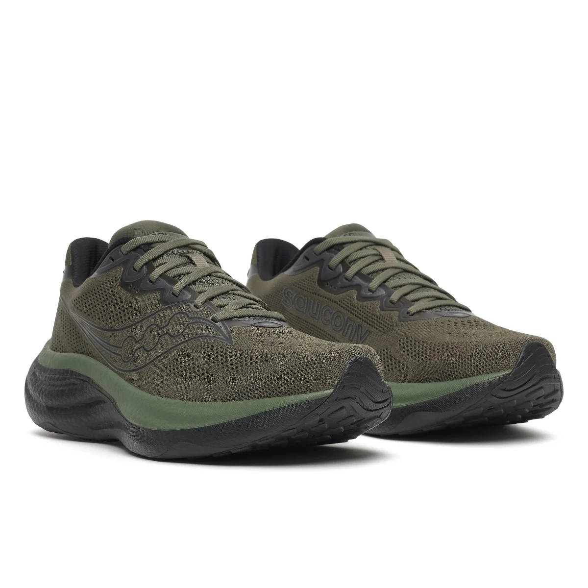 SAUCONY RIDE 19 FATIGUE/BLACK - Image 3