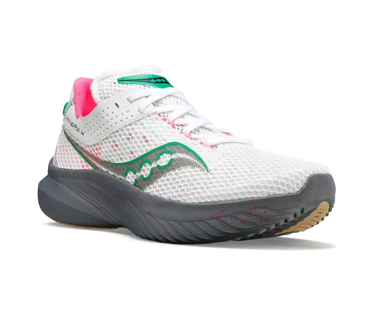 SAUCONY KINVARA 14 W WHITE/GRAVEL - Image 3