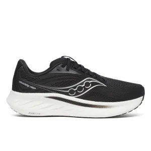 SAUCONY RIDE 18 BLACK/WHITE