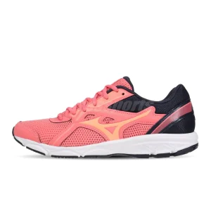 MIZUNO WAVE SPARK 5 WOS CANTELOUPE / CORAL / NAVY BLAZER