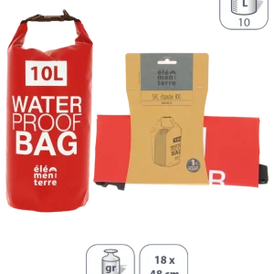 ELEMENTERRE SACO ESTANQUE 10L ROUGE