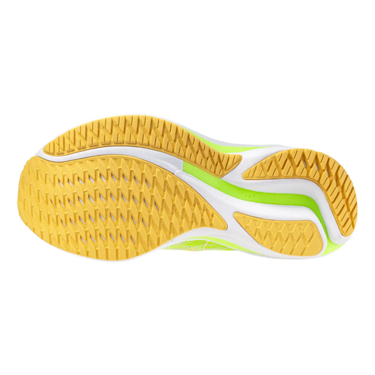 MIZUNO WAVE RIDER W NEOLIME/FLASH/SNOW WHITE - Image 4
