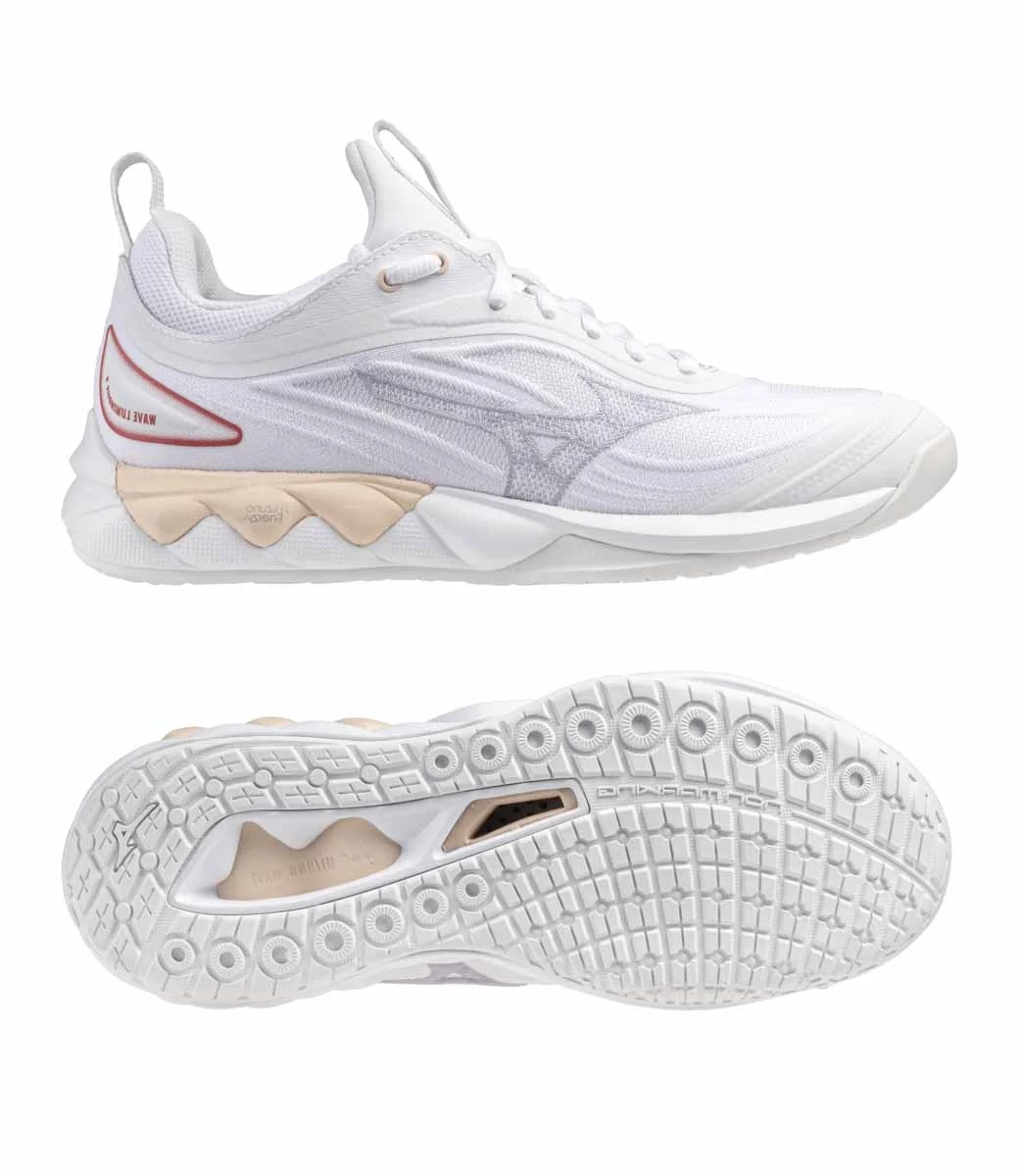 MIZUNO WAVE LUMINOUS 3 W WHITE/ALEUTIAN/CLOUD PINK - Image 4