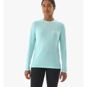 COMPRESSPORT PERFORMANCE LS TSHIRT W SHELL BLUE