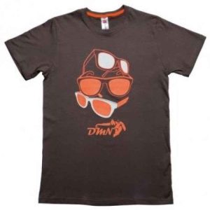 T-SHIRT DMN FLUO LARANJA