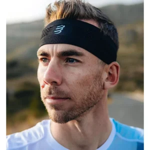 COMPRESSPORT THIN HEADBAND ON/OFF BLACK