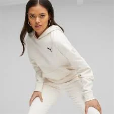 PUMA BETTER ESSENTIALS HOODIE FL WHITE