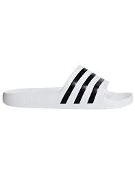 ADIDAS CHINELOS ADILETTE AQUA WHITE/BLACK