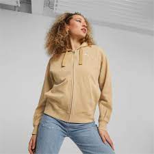 PUMA HER FZ HOODIE TR BROWN - Image 3