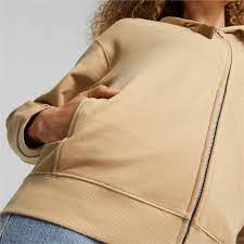 PUMA HER FZ HOODIE TR BROWN - Image 6