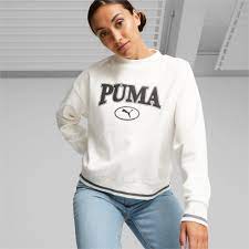 PUMA SQUAD CREW FL WHITE