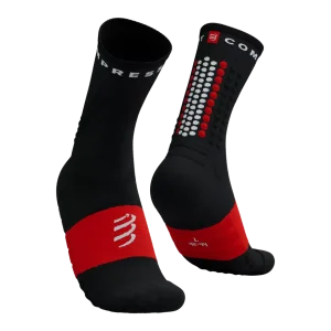 COMPESSPORT ULTRA TRAIL SOCKSV2.0 BLACK/RED