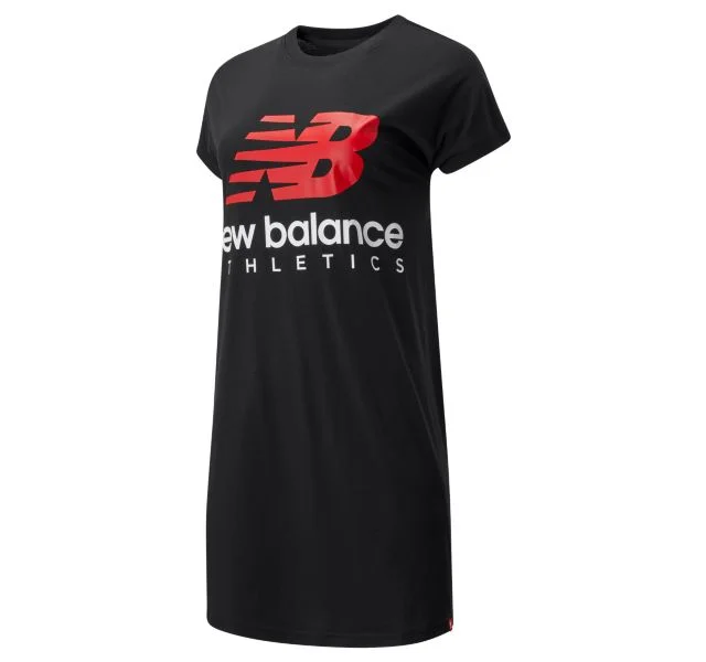 NEW BALANCE ESSSENTIALS ICON T DRESS BLACK - Image 6