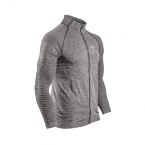 COMPRESSPORT SEAMLESS ZIP SWEATSHIRT GREY