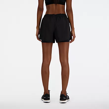 NEW BALANCE SPORT ESSENTIAL 2 IN 1 SHORT BLACK - Image 5